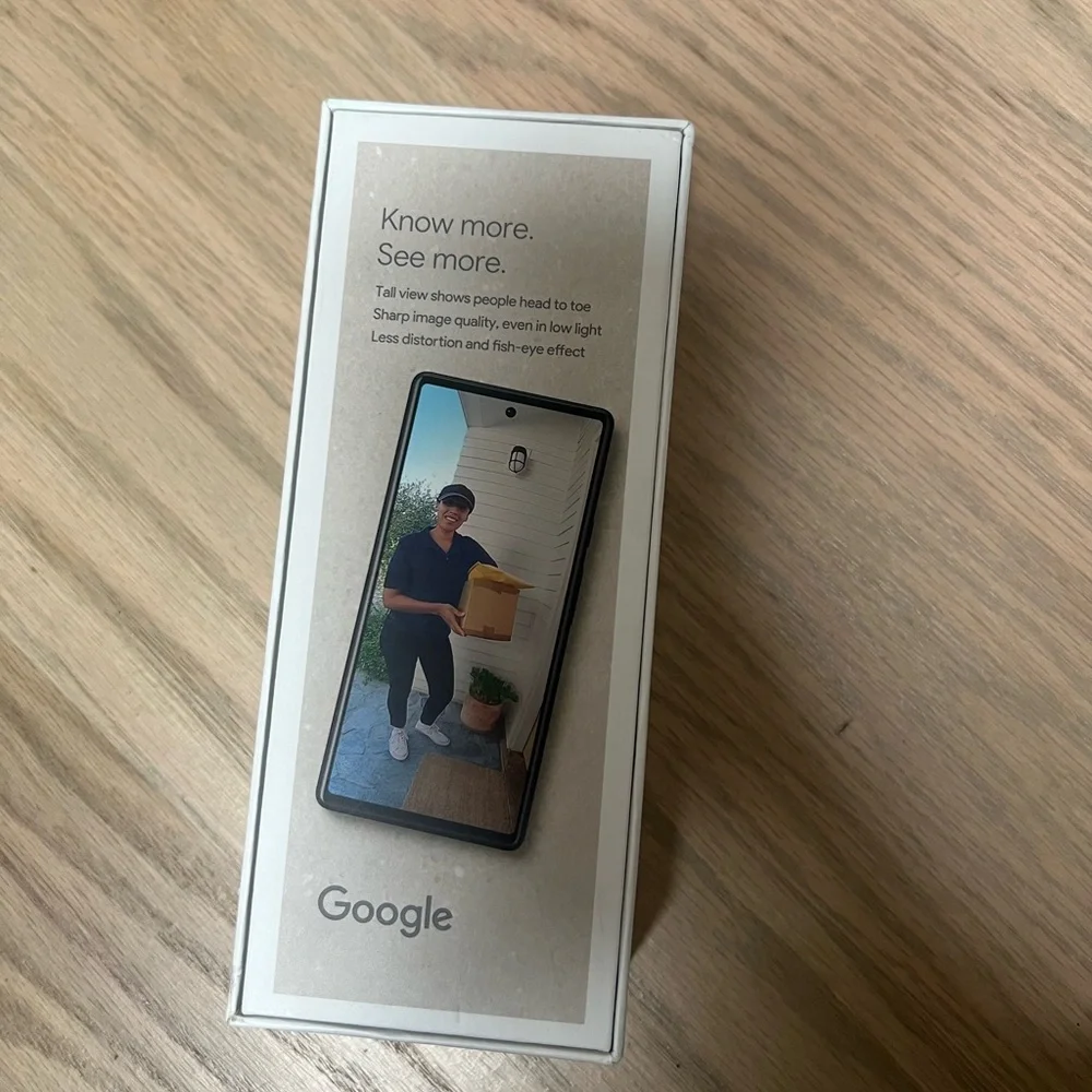 NEW Google Nest Doorbell - (Wired, 2nd Gen) - Wired Video Doorbell Camera Snow